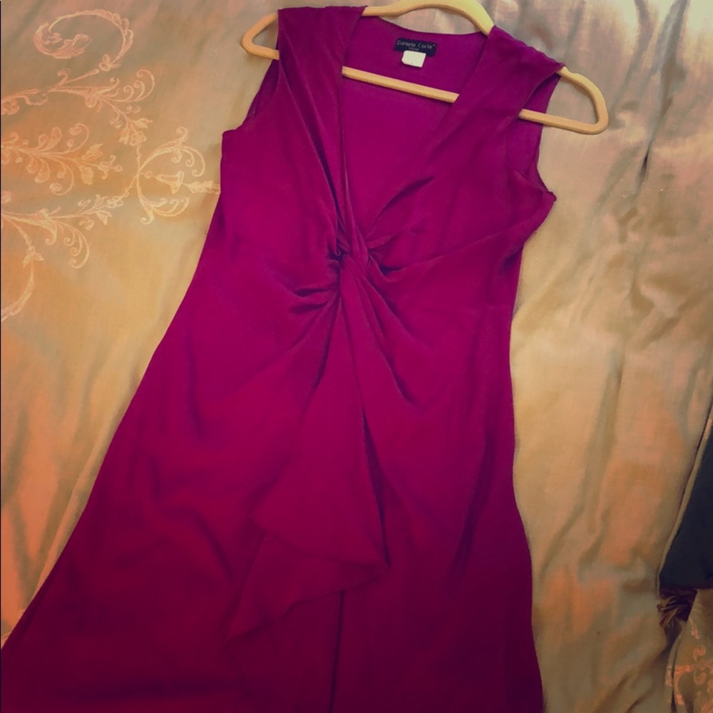 Daniela Corte dress. Magenta